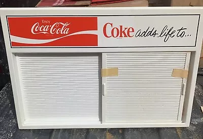 Original 1976 Coca Cola Menu Board NOS In Box Coke Adds Life 22”x15” • $95