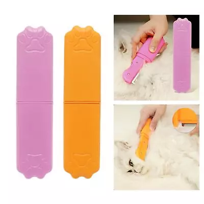 Undercoat Rake Portable Professional Hairbrush Pet Brush For Large Cats • £11.39