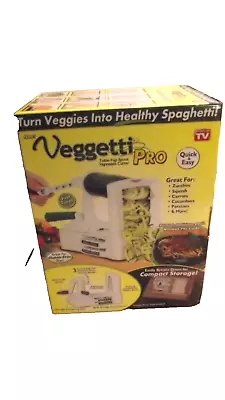 Vegetti Pro Tabletop Spiral Vegetable Cutter • $3.26