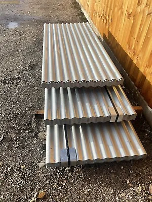 8ft New Galvanised Corrugated Roofing Sheets X 2ft 9 Inch 2ft 6 Inch Lap • £17