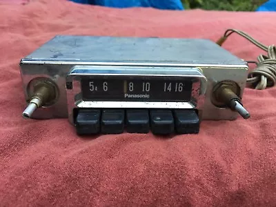 $16.99 • Buy Chevy Ford Panasonic Cr-143eu Vtg Indash Radio 1960s 70s Delco Dash