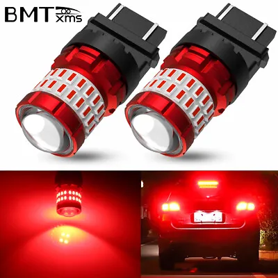$11.18 • Buy 3157 3057 Red LED Brake Tail Light Bulbs For Ford F-150 F-250 F-350 Super Duty
