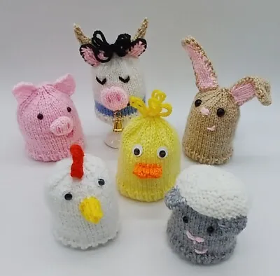 KNITTING PATTERN 🐣 Easter DK Egg Cosy Warmer Farmyard Creme Egg Kinder EASY 🐰 • £1.99