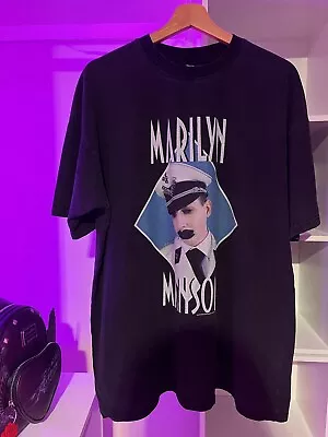 Vintage MARILYN MANSON 2003 Grotesk Burlesk Grotesque Burlesque Shirt XL Giant • $99