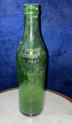 Antique Vintage 1800-1900s Clicquot Club Green Glass Soda Pop Bottle Eskimo • $7.42