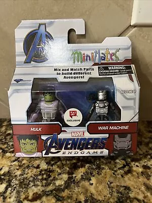 Minimates Hulk War Machine Avengers Endgame New Marvel MCU Walgreens Exclusive • $9.99