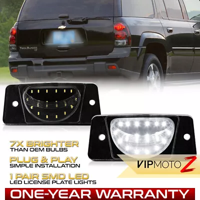 LED License Plate Lamps Tag Lights Pair For 2002-2009 Trailblazer Envoy Rainier • $19.99