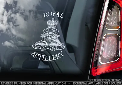Royal Artillery - Car Sticker - Armed Forces Military Army Sign Window Decal V01 • £3.99