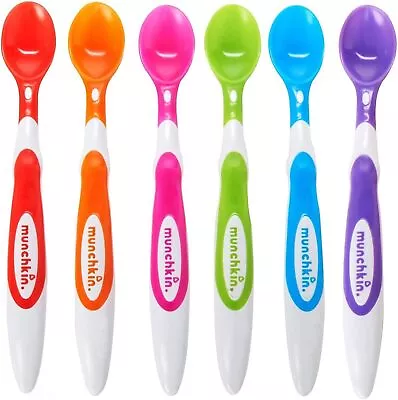 Baby Weaning Spoons Munchkin Soft Tip Toddler Spoons Pack With Ergonomic Handel • £3.99