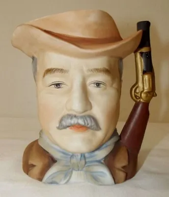 Vintage LEFTON CHINA Character Toby Jug Mug #KW2191 Theodore Roosevelt President • $29.66