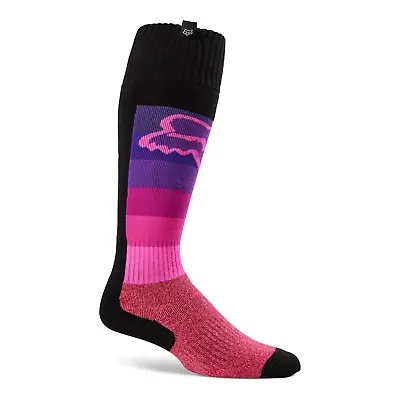 Fox Racing WOMENS 180 TOXSYK Thick Socks Black/Pink One Size OS • $17.46