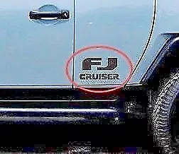 Toyota FJ Cruiser Suicide Door Decal - Vinyl Matte Black - 1 Pair • $44.99