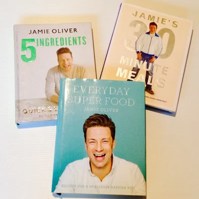 $44.95 • Buy Jamie’s 30 Minute Meals Everyday Super Food 5 Ingredients Jamie Oliver Cookbooks