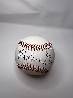 Mike Eruzione Auto Signed Baseball Psa Certified An22567 • $59.99