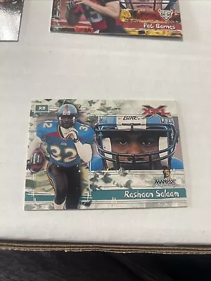 2001 Topps XFL Football Trading Card - Rashaan Salaam Memphis Maniax RB • $15.95