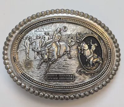 Bull Riders Only Cowboy Montana Silversmith Western Belt Buckle  • $32.95