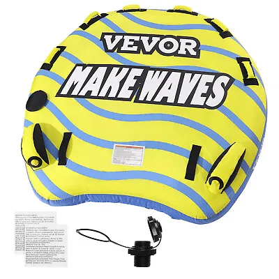 VEVOR Inflatable Towable Tube For Boating 1-3 Rider With Bumper Fins Water Sport • $111.99