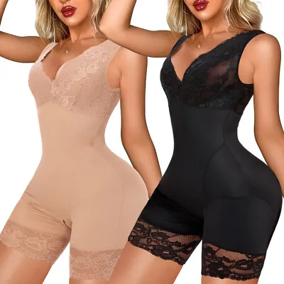 $13.79 • Buy Fajas Colombianas Reductoras Lace Full Body Shaper Levanta Cola Post Surgery USA