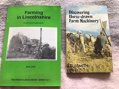 Farming In Lincolnshire Discovering Horse Drawn Farm Machinery Book Pair • £4.25