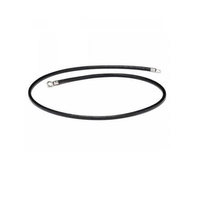 $44.58 • Buy Trollbeads Leather Necklace, Black, Without Lock 50 Cm (L310250)