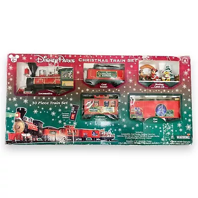Disney Parks Christmas 30 Piece Train Set Holiday Express Mickey Mouse & Friends • $75