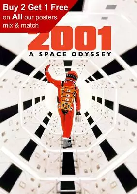 2001 A Space Odyssey 1968 Teaser Poster A5 A4 A3 A2 A1 • £1.49