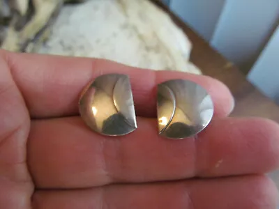 Vintage  925 Sterling Silver Ed Levin Signed Stud Earrings 2.4g   • $119.99