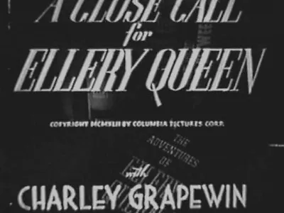 A Close Call For Ellery Queen (1942) Dvd William Gargan Margaret Lindsay • $13.99