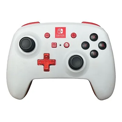 Nintendo Switch Power A (White / Red) Enhanced Wireless Controller • $39.95