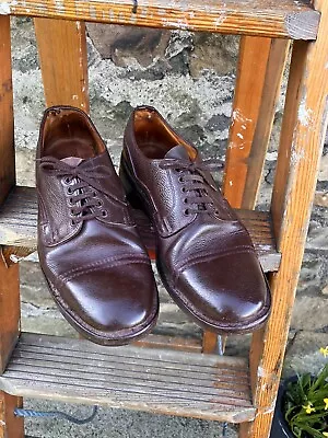 Men’s Technic Veldtschoen Grain Leather Derby Country Shoes Brown UK 8.5 EU 42.5 • £75