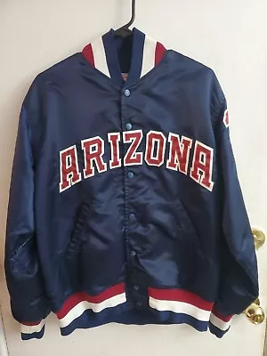 Vintage University Of Arizona Baseball Jock Jacket Wilson USA Size 44 No. 23 • $200