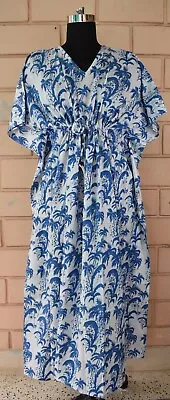 $37.64 • Buy Cotton Bridal Kimono Kaftan Dress Handmade Kaftan Dress Women's Clothing Kaftan