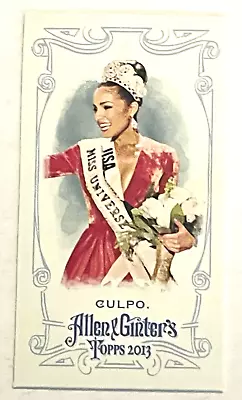 2013 Topps Allen & Ginter Olivia Culpo Miss Universe Mini #124 Rc • $0.99