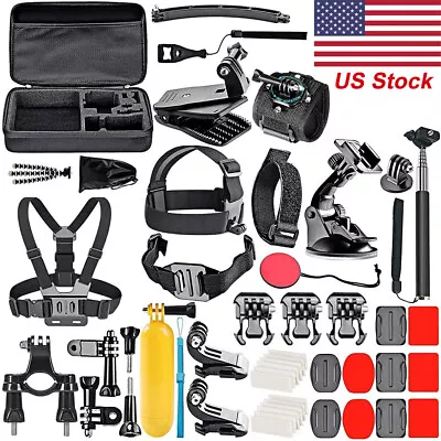 50 In 1 Action Camera Accessories Kit For Gopro Hero 9 8 7 6 5 Gopro Accessories • $26.99