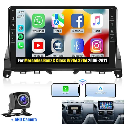 Wifi BT Car Stereo Android 11 For Mercedes Benz C-Class W204 S204 GPS Navigation • $157