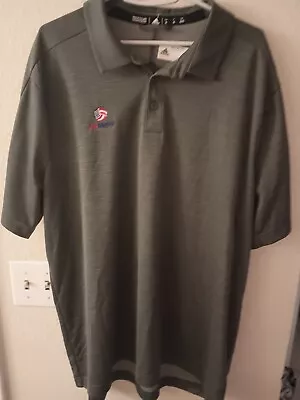 Adidas USA Volleyball Team Polo Shirt XL Grey • $13.99