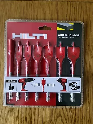 £43.69 • Buy Brand New HILTI Spade Bit Set WDB-S-H6 16-32 Set