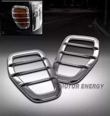 06-09 Hummer H3 Side Marker Light Blinker Cover Guard Mouldings Trim Chrome 2pcs • $30.95