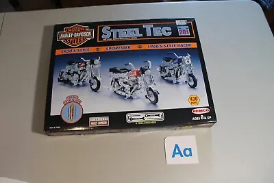 1993 Steel Tec Construction System 201 Harley Davidson Motorcycles Model Kit • $34.99