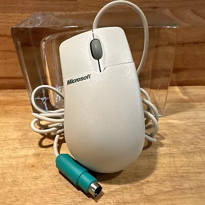 Vintage Microsoft IntelliMouse 1.1a Optical Wheel Mouse USB & PS/2 X03-65047 • $14.99