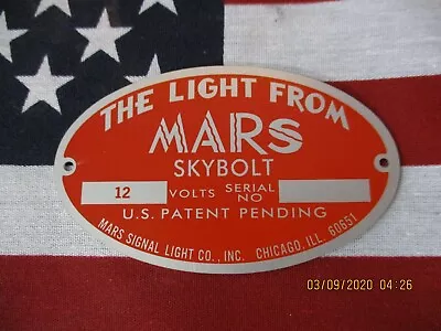 MARS Skybolt Oval Reproduction Replacement Badge • $34.50