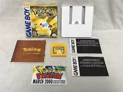 $699.99 • Buy Original POKEMON YELLOW (Nintendo Game Boy) Complete In Box CIB - Tested & Saves