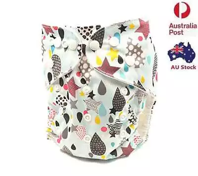 New Waterproof Reusable Baby Boy Modern Cloth Nappies MCN Diaper Nappy (D 236) • $9.99