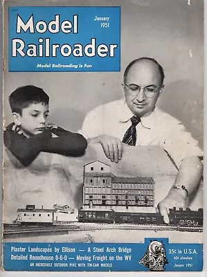 The Model Railroader Magazine January 1951 • $9.99