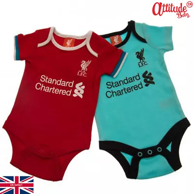 Liverpool Baby Grows-2 Pack-Liverpool Official Baby Bodysuit-Liverpool Official • £17