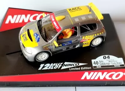 Ninco Proshock 50353  Renault Clio Costa Brava '04 1/32 Excellent Boxed Slot-car • £0.99