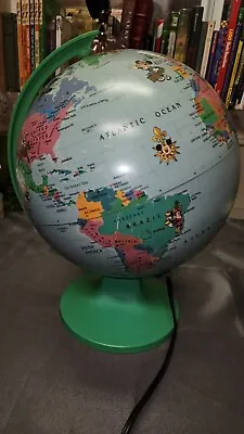 Vintage Disney Mickey Mouse Around The World Globe Of Earth Minnie Donald Goofy • $80