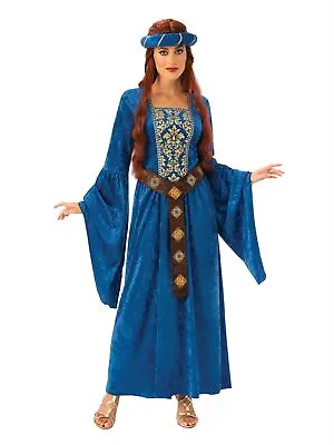Medieval Maiden Costume - Size 8-10 Royal Blue - Renaissance Juliet Style • £31.75