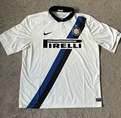 Inter 2011/12 Away Shirt XL Excellent Condition Authentic Nike Mens Football • £44