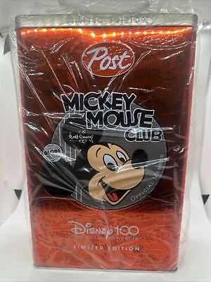 Limited Edition Mickey Mouse DISNEY 100 Exclusive Tin Confetti Cake Cereal • $38